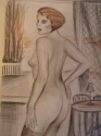 ON THE TERRACE
Drawing, 1999

