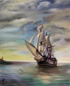 THE ENDEAVOUR (SHIP OF CPT.COOK)
60 x 50 Canvas, oil, 2006