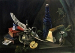 STILL-LIFE WITH A BLUE MILL
50 x 70 Canvas, oil, 2000