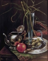 STILL-LIFE WITH A RED APPLE
50 x 40 Canvas, oil, 2003